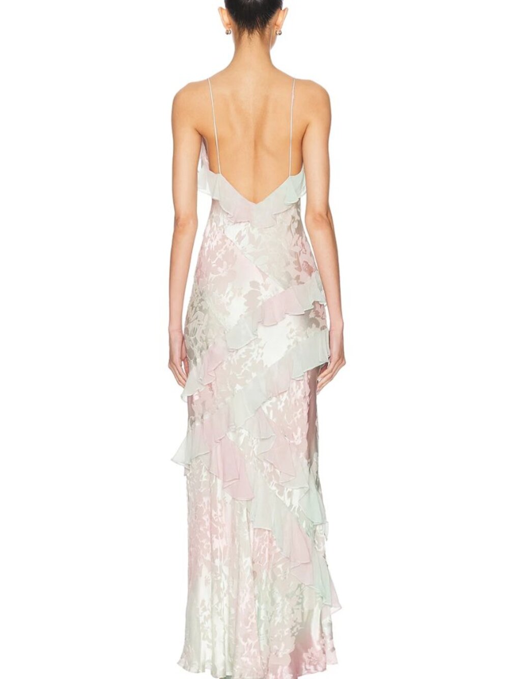 LoveShackFancy Rialto Ruffle Maxi Dress in Lilac Spring - Picture 8 of 13
